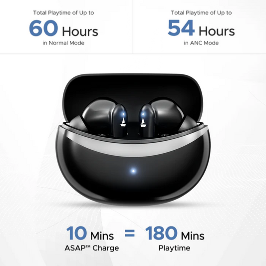 BoAt Airdopes 131 Elite ANC Earbuds Black