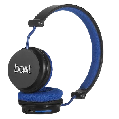 BoAt Rockerz 400 BT On-Ear Headphone, BlackBlue