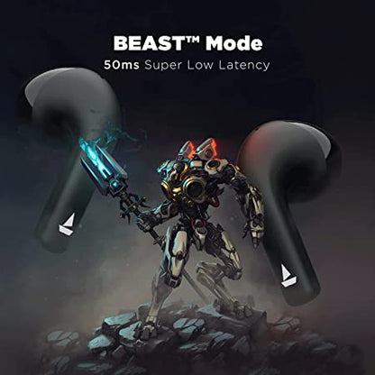 Airdopes ATOM 81 Earbuds, Opal Black