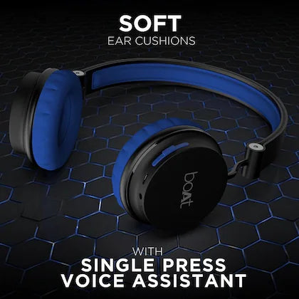 BoAt Rockerz 400 BT On-Ear Headphone, BlackBlue