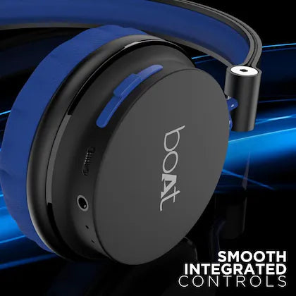 BoAt Rockerz 400 BT On-Ear Headphone, BlackBlue