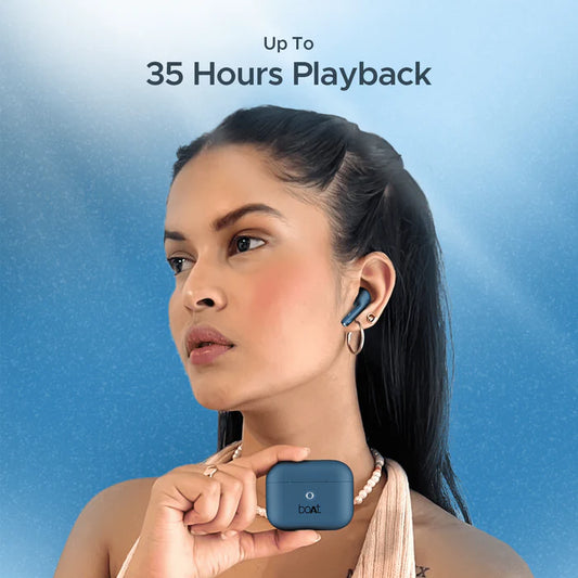 BoAt Airdopes Alpha BT Earbuds, Deep Blue