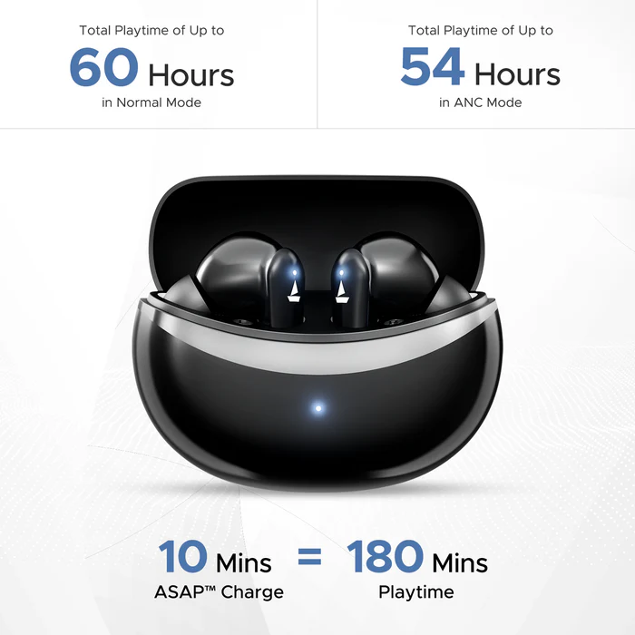 BoAt Airdopes 131 Elite ANC Earbuds Black