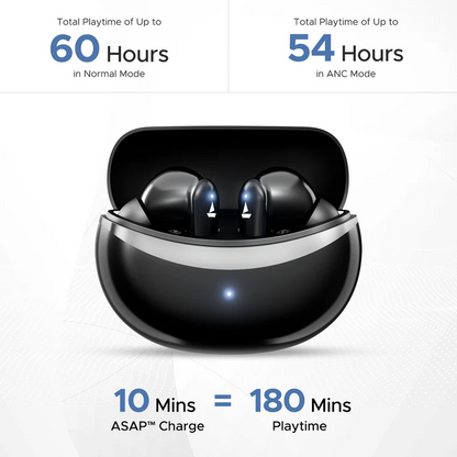 BoAt Airdopes 131 Elite ANC Earbuds Black