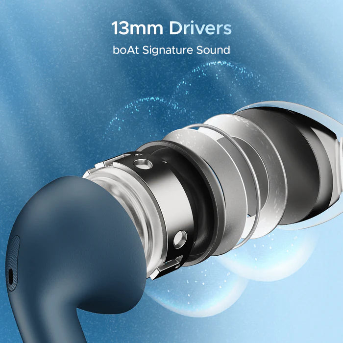 BoAt Airdopes Alpha BT Earbuds, Deep Blue