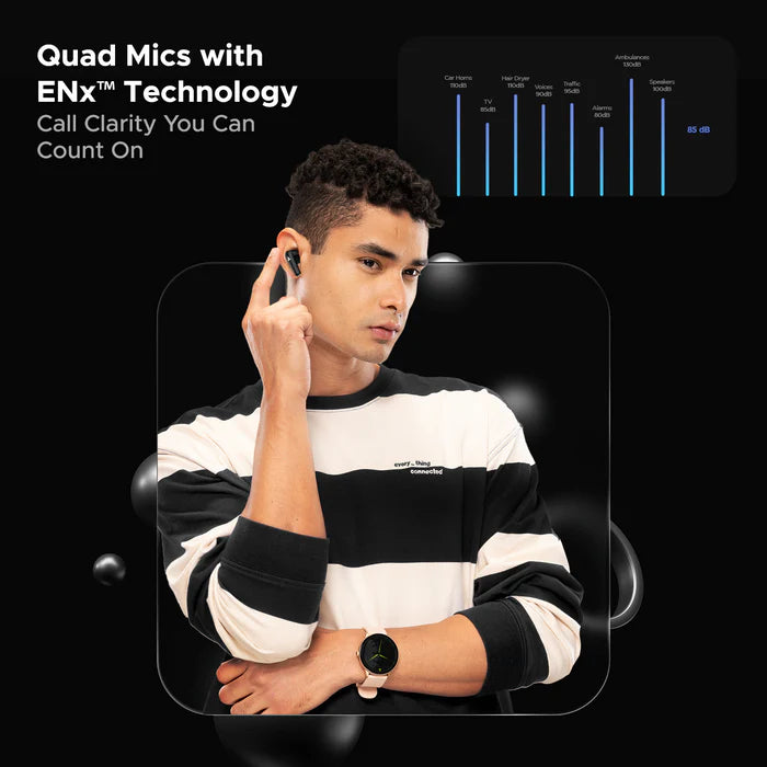 BoAt Airdopes 131 Elite ANC Earbuds Black
